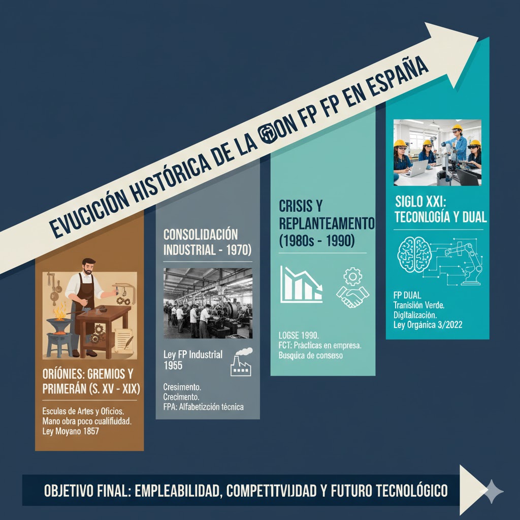 La Formación Profesional (FP) asociada las demandas económicas e industriales