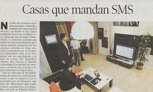 Inauguración de la casa domótica Lartec en Zaragoza