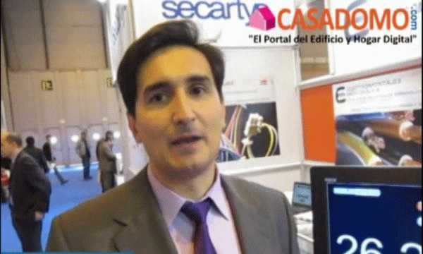 Actividad de promoción del Keld Visio en la Feria Matelec 2010, entrevista Casadomo