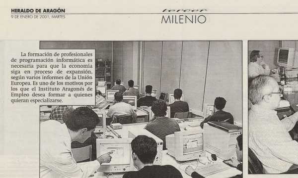2001. Destacado sobre la labor en la mejora de la inserción laboral de los alumnos.